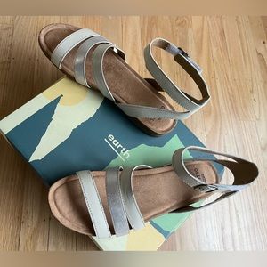 Earth Brand Leesa Multi White Size 11 Women’s Sandal